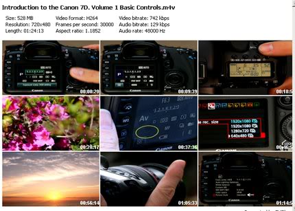 Introduction to the Canon EOS 7D, Vol.1 & Vol.2