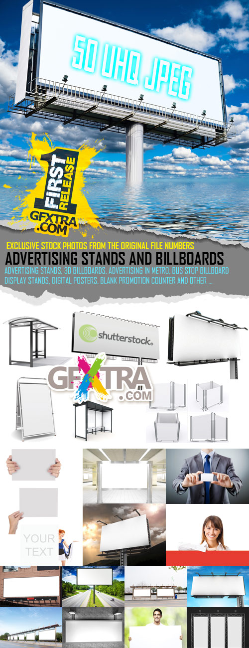 Advertising Stands and Billboards - 50 UHQ JPGs SS