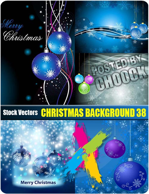 Christmas background 38 - Stock Vector