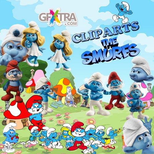 Cliparts the smurfs