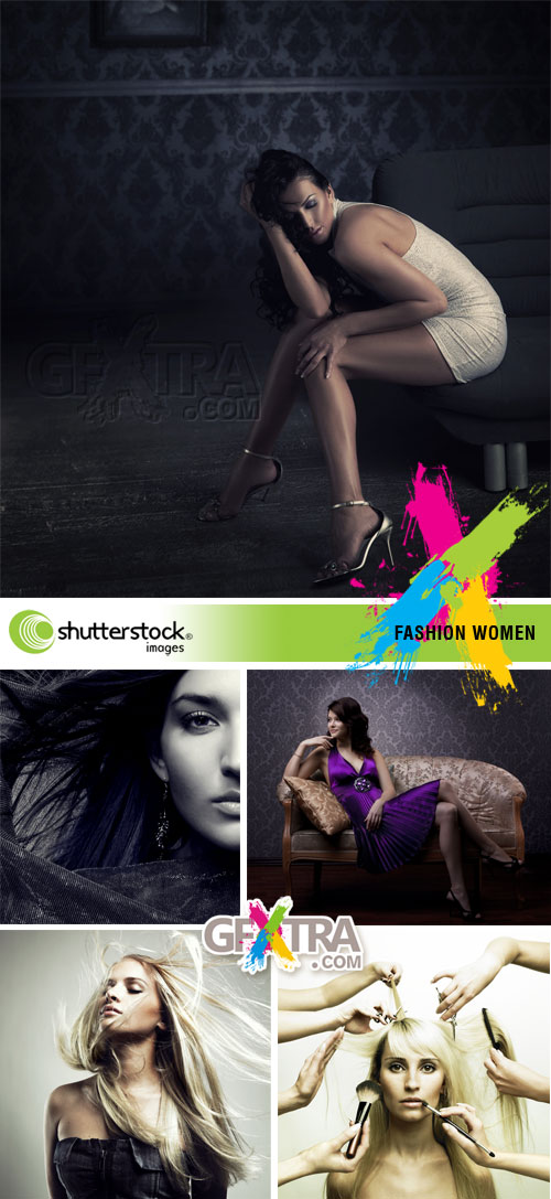 Fashion Women 5xJPGs - Shutterstock