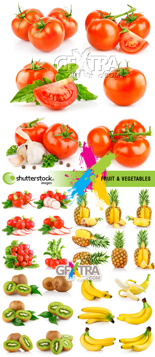 Fruit & Vegetables 5xJPGs - Shutterstock