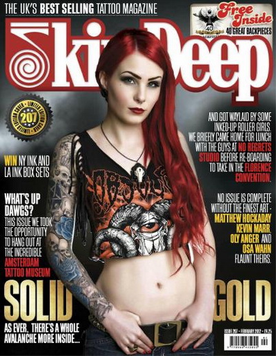 Skin Deep Tattoo Magazine - February 2012
