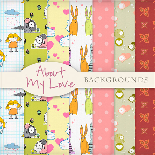 Childrens Backgrounds 2012 - About My Love For Baby