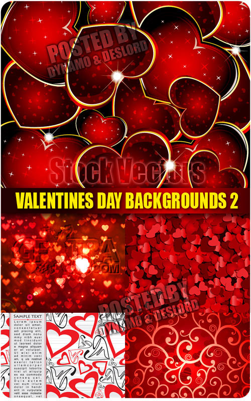 Valentines day background 2 - Stock Vectors