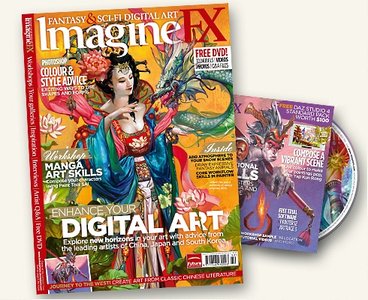 ImagineFX issue 77 with DVD Christmas issue