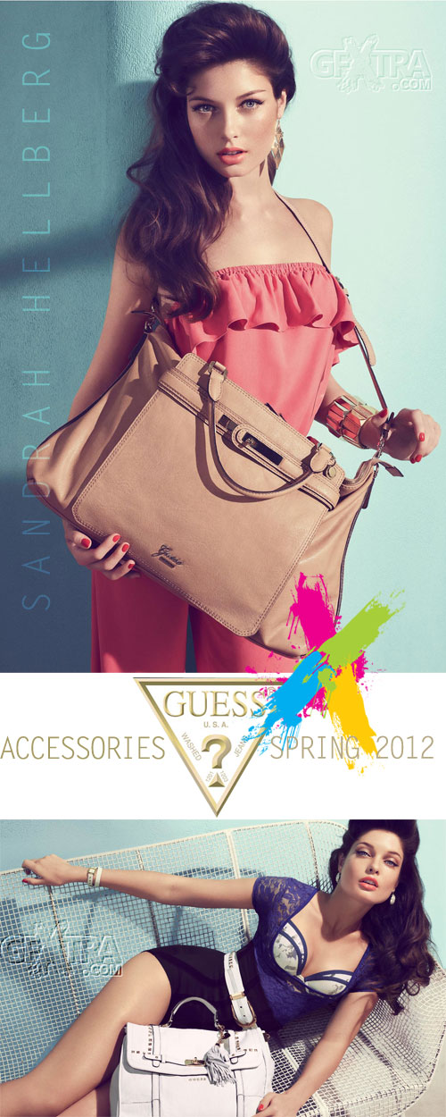 Guess Spring 2012 Accessories Campaign - Sandrah Hellberg [Swedish Model]