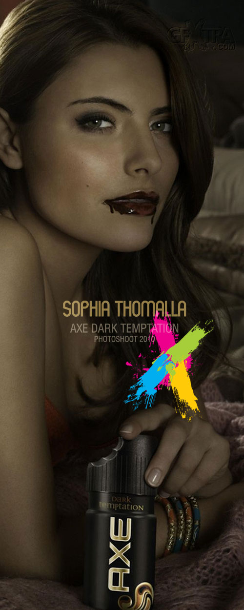 Sophia Thomalla - AXE Dark Temptation Photoshoot