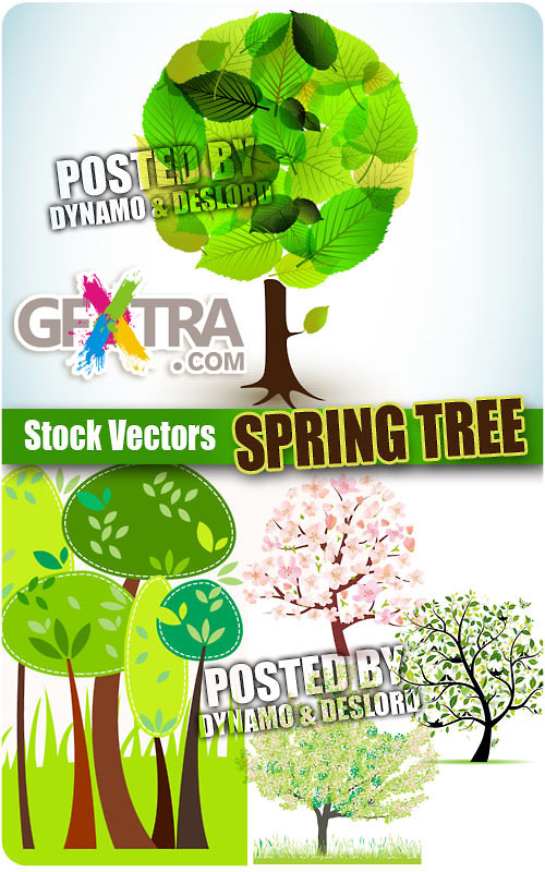 Spring tree - Stock Vectors