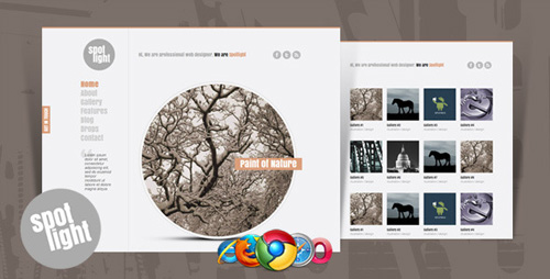ThemeForest - Spotlight - Clean & Minimal Website Template - RiP