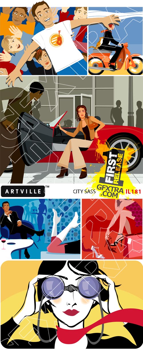 Artville Illustrations IL181 City Sass