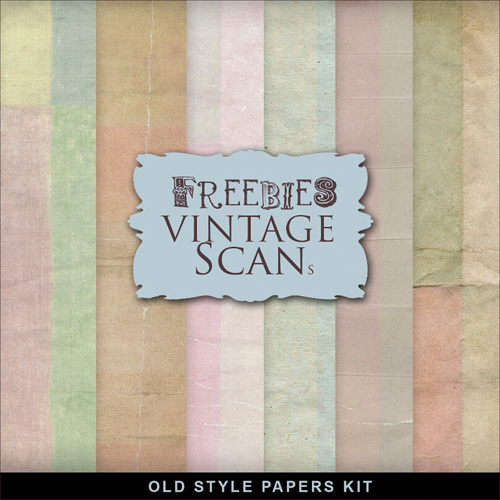 Textures - Old Vintage Backgrounds - Old Style Colored Papers