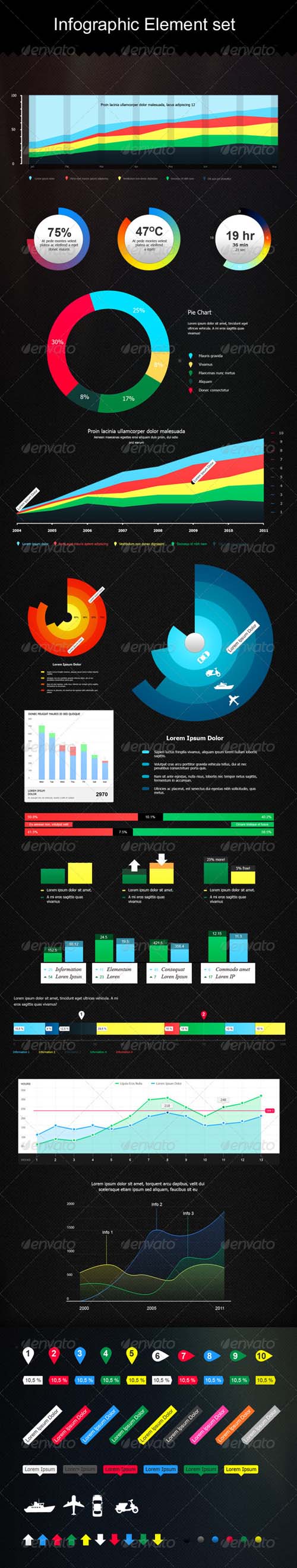 GraphicRiver - Infographic Element set