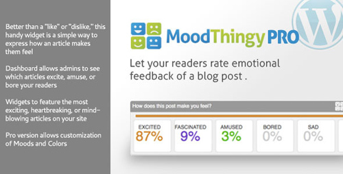 CodeCanyon - MoodThingy Mood Rating Widget for WordPress PRO