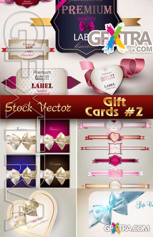 Gift cards #2 - Stock Vector