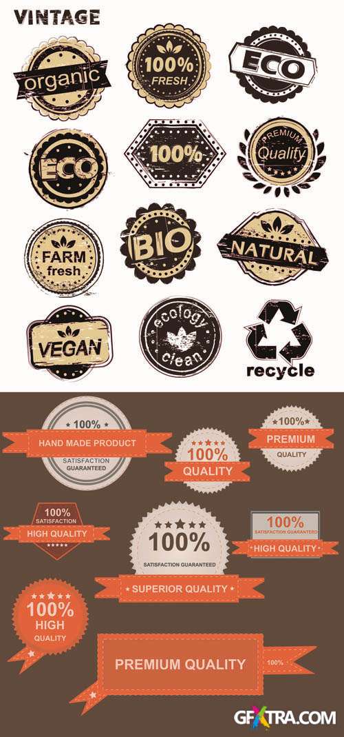 Labels Vector Collection #152