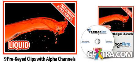 Footage Firm: Liquid Special Effects Clips with Alpha Channels
