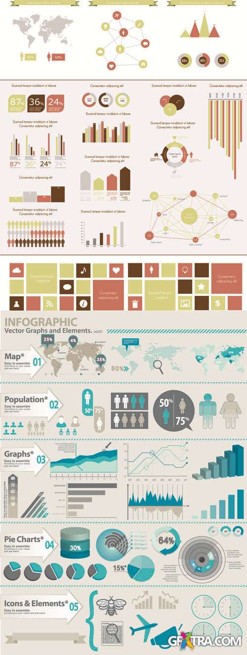 Infographics Vector Pack #243