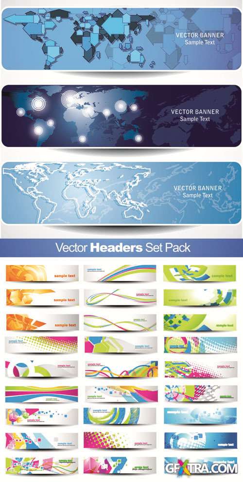 Creative Banners Vector Pack #57