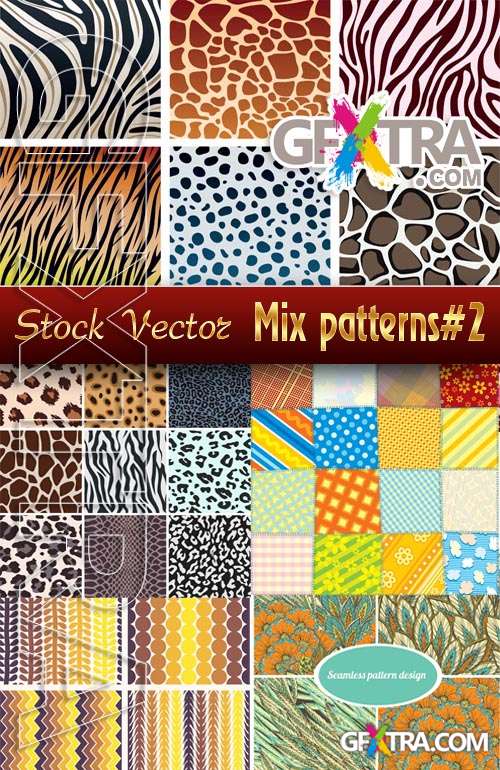 Mix Patterns # 2 - Stock Vector