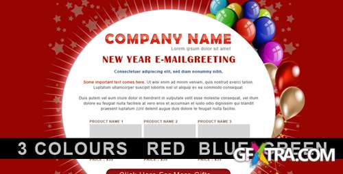 ThemeForest - New Year Greetings / Birthday Greetings - 3 COLORs