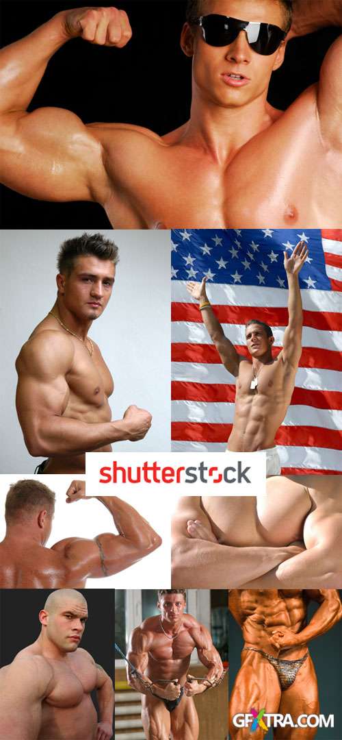 Body Builders, Man 40xJPGs Shutterstock