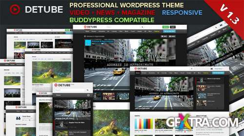 ThemeForest - deTube v1.3 - Professional Video WordPress Theme