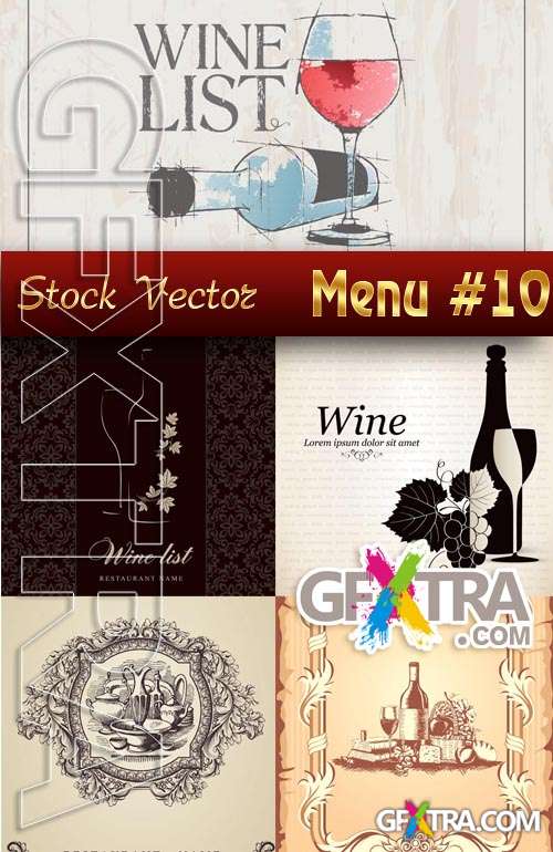 Restaurant menus #10 - Stock Vector