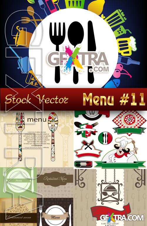 Restaurant menus #11 - Stock Vector