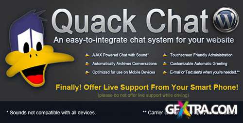CodeCanyon - WP v1.02 - Quack Chat Live Chat System