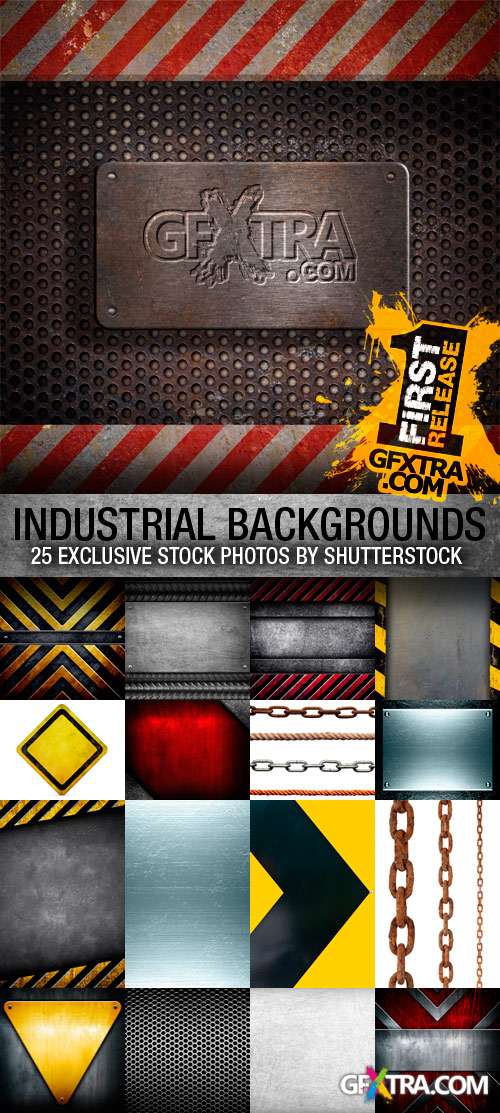 Amazing SS - Industrial Backgrounds, 25xJPGs