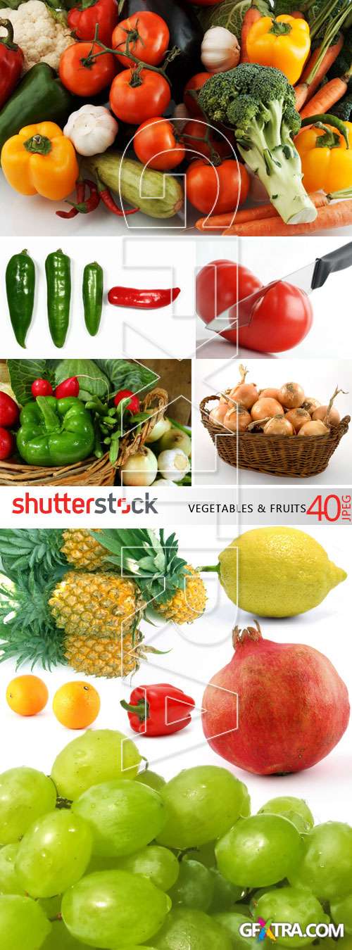 Vegetables & Fruits 40xJPGs