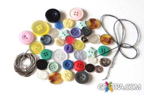 Needle & Buttons - Shutterstock 500xjpg