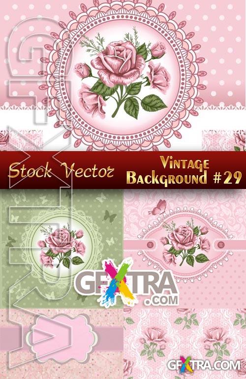 Vintage backgrounds #29 - Stock Vector