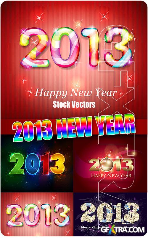 2013 New Year - Stock Vectors