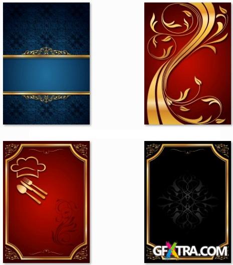 Backgrounds with Gold Elements - 25 AI Vector Stock