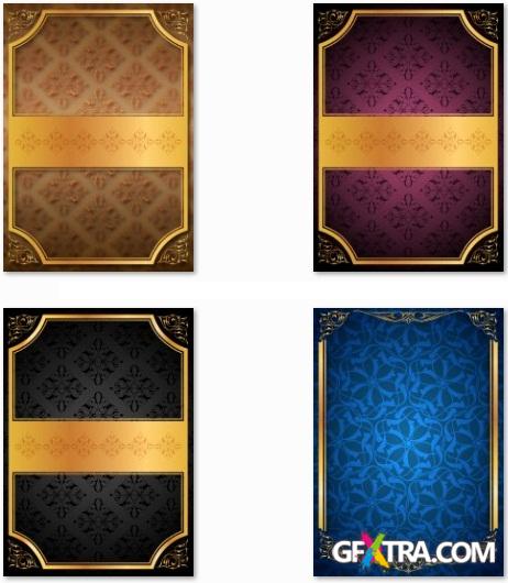 Backgrounds with Gold Elements - 25 AI Vector Stock