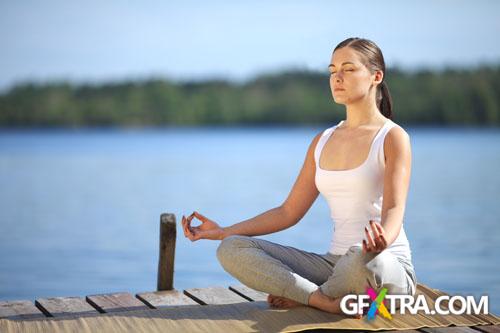 Yoga and meditation - 25x JPEG