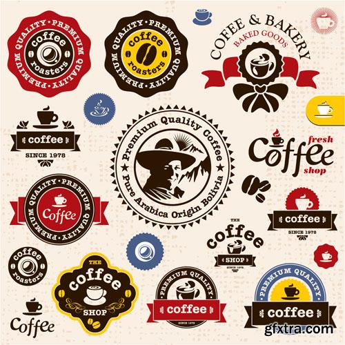 Retro labels collection