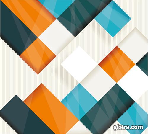 Collection of vector abstract backgrounds vol.21