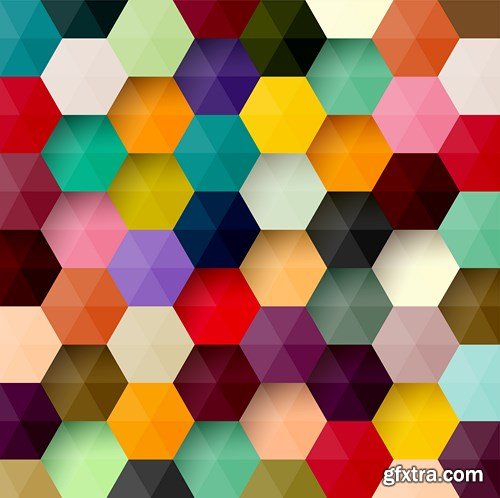 Collection of Vector Abstract Backgrounds Vol.44, 25xEPS