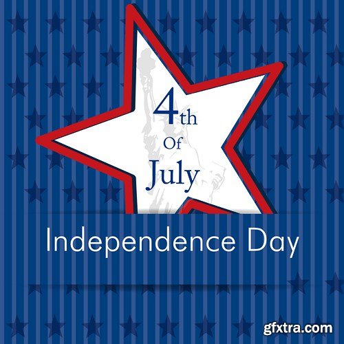 Independence Day - 4th of July, 25xEPS