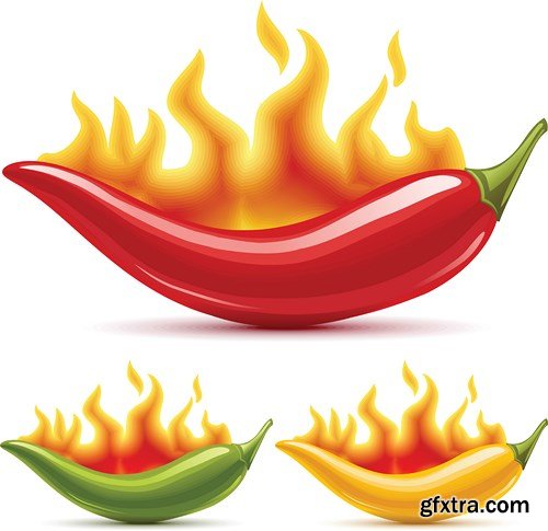 Chili Pepper, 25xEPS