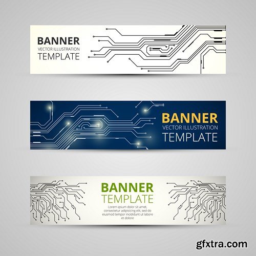 Collection of vector banners vol.19, 25xEPS