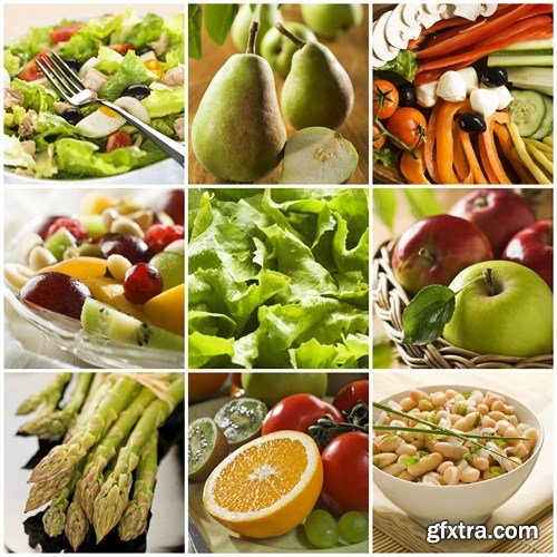 Healthy Food, 25xUHQ JPEG