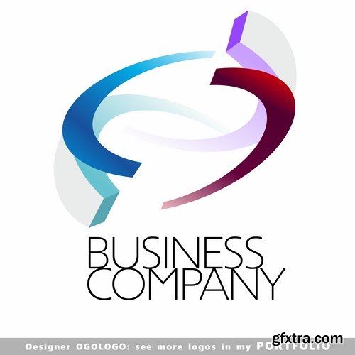 Collection of different business logo #3-25 Eps