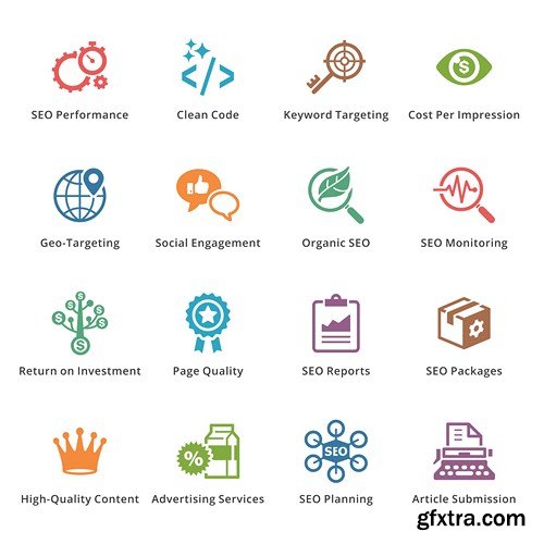 Icons and Logos - Vector Design Elements Logos, 25xEPS