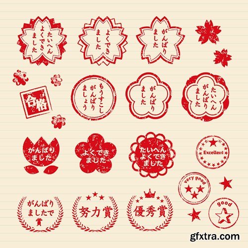 Stamps Vector Collection, 25xEPS