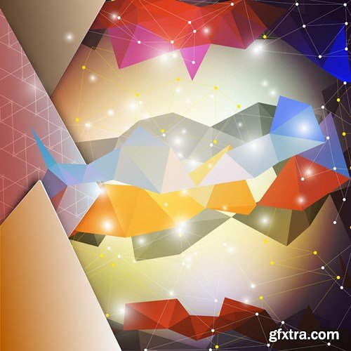 Geometric Abstract Backgrounds, 25xEPS