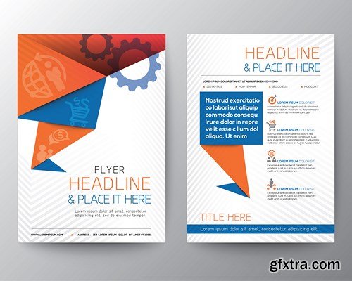 Flyer and Brochure Design 3, 25xEPS